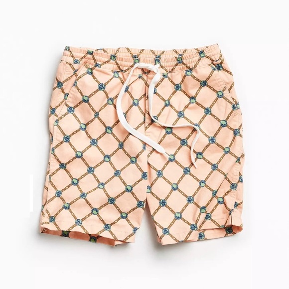 PRE-OWNED - LIKE NEW URBAN OUTFITTERS MAX PRINTED SHORTS MENS SMALL - Picture 1 of 13